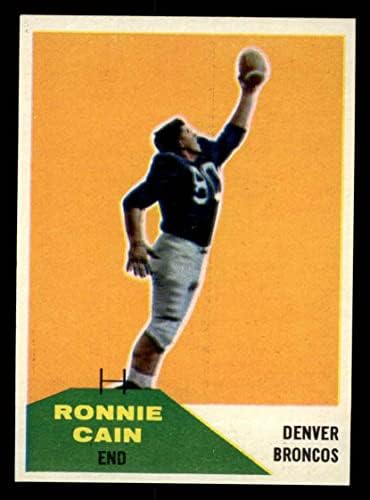 1960 Fleur # 114 Рони Кейн Denver Broncos (Футболна карта) в Ню Йорк Broncos