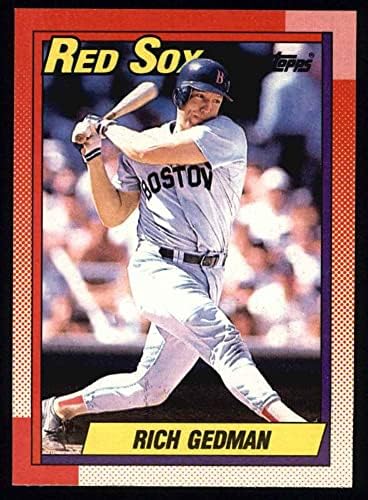 1990 Topps # 123 Рич Гедман на Бостън Ред Сокс (бейзболна картичка) NM/MT Red Sox