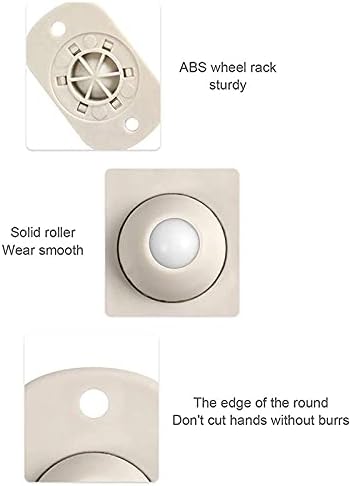 Въртящи се предни колела GRETD на 360 °, Мини-Въртящи се колела, Универсални колела за мебели, Различни Кутии за съхранение (16 бр.) (Цвят: бял)