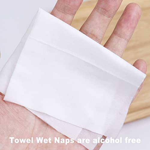 Мокри кърпички за заведения, 100 Опаковки за Еднократна употреба Мокри кърпички за Бързо Почистване на ръце, Големи Мокри Кърпички в