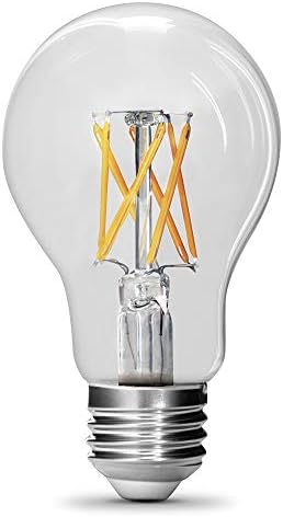 Електрическа led лампа Feit A19 със средна основа - Еквивалента на 75 W - Срок на експлоатация 15 години - 1100 Лумена - Мек бял 2700 К - С регулируема яркост | 2 бр. в опаковка