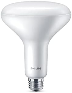 Led матова лампа PHILIPS Ultra Definition BR40, технология EyeComfort, с регулируема яркост, 1325 лумена, Дневна светлина (5000 К), 10 W = 65 W, с Цокъл E26, сертификат Title 20, (576504) 1 опаковка