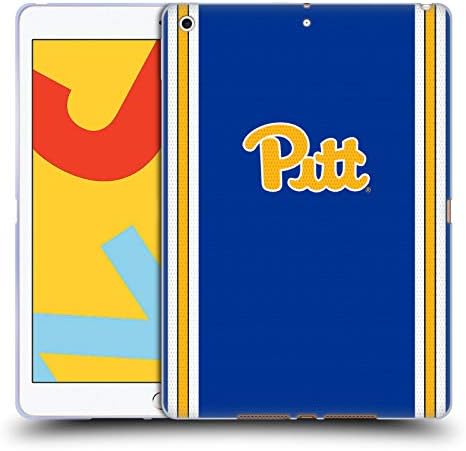 Дизайн на своята практика за главата, официално лицензиран Футболен трикотаж Университета в Питсбърг, Мек Гелевый калъф е Съвместим с Apple iPad 10.2 2019/2020/2021