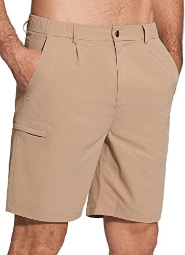 ZUTY 8,5 Мъжки къси Панталони за Голф, Туристически UPF 50 +, Ежедневни Стрейчевые бързо съхнещи Леки Работни Панталони с Джобове 6