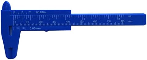 DOITOOL 80 мм Мини Пластмасова штангенциркуль с нониусом бутон бижутериен инструмент за измерване на калибъра на Подвижен штангенциркуль