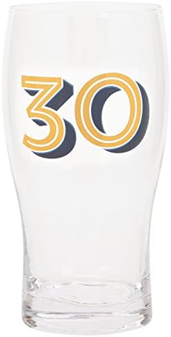 Пинтовый чаша за бира Maturi Gold 30th Birthday - 570 мл / 19 течни унции.