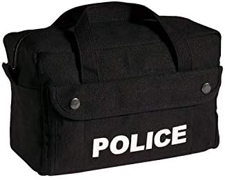 Холщовая Малка Чанта за принадлежности с полицейски логото на Rothco, Черна