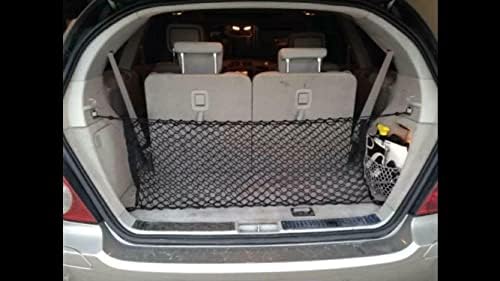 Транспортна мрежа за багажника на автомобила - Изработени от специално за Mercedes-Benz R-Class 2006-2013 - Органайзер от еластична