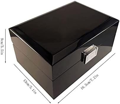 Ковчег За Бижута Единичен Кутия За Часовници, Дървени Ковчег За Бижута С Боя, Проста Кутия За Съхранение на Бижута Калъф-Органайзер jewlwey