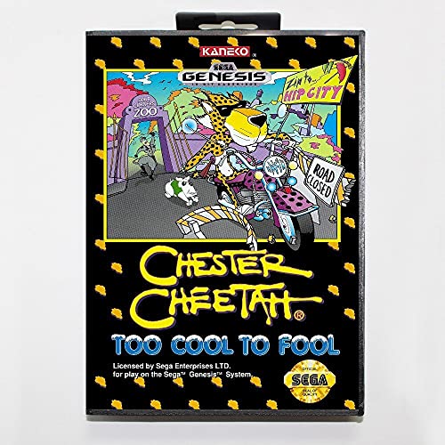 Samrad 16 Битови Игри Касета Sega MD С търговия на Дребно Скоростна Chester Cheetah Too Cool To Fool Игрална Карта За Megadrive Genesis