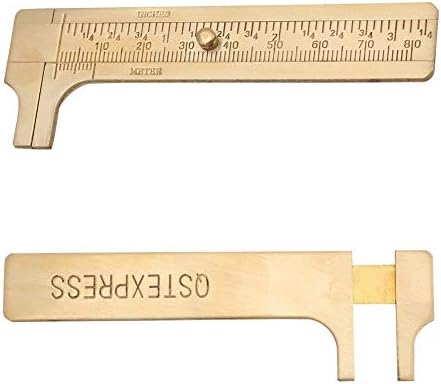 1 бр. на Месинг Штангенциркуль, Измервателен Инструмент за Штангенциркуля, Следящ Калибър, Линийка за Штангенциркуля, Измервателен Инструмент,