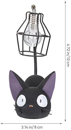 Дизайнерска лампа BESPORTBLE под формата на котка от смола, Настолна лампа с аниме-Котки-Творчески лека нощ, подарък за любителите на