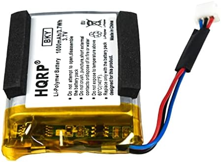 Батерия HQRP е Съвместим с безжични слушалки Turtle Beach Elite 800, Elite 800x 3,7 1000 ма FT083040P