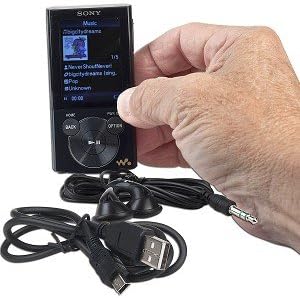 MP3 плеър Sony NWZ-E344 8GB E Серия Walkman Video (черен)