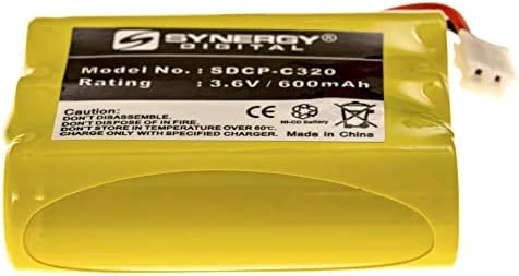 Акумулаторна батерия за безжичен телефон Synergy Digital, съвместим с акумулаторна батерия за безжичен телефон V Tech 80-5071-00-00 (NI-CD,