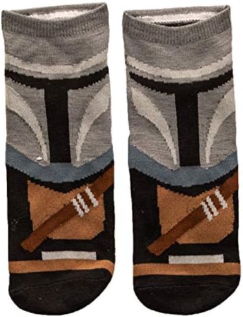 Междузвездни войни: Мандалорец Бейби Йод Унисекс, 5 Комплекти от Чорапи с Дълбоко деколте на Щиколотке