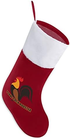 I Love Cock Rooster2 Персонализирани Коледен Отглеждане На Домашна Коледна Елха Висящи Украса За Камината