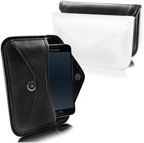 Калъф BoxWave, който е съвместим с OnePlus 5T (Case by BoxWave) - Луксозни Кожена чанта-месинджър, чанта-плик от изкуствена кожа за OnePlus