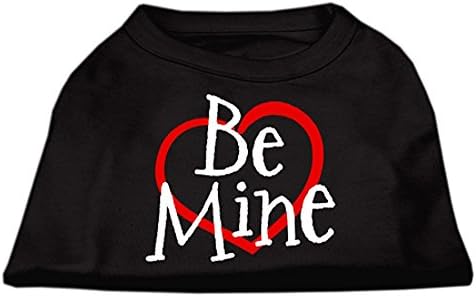 Тениска с трафаретным принтом Be Mine, Черна XXL (18)