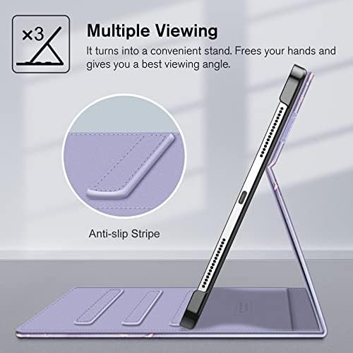 Калъф Fintie за iPad Pro 11 см (4-ти / от 3-то поколение) 2022/2021 - Калъф-поставка за фолио с няколко ъгли с държач за моливи и джоб,