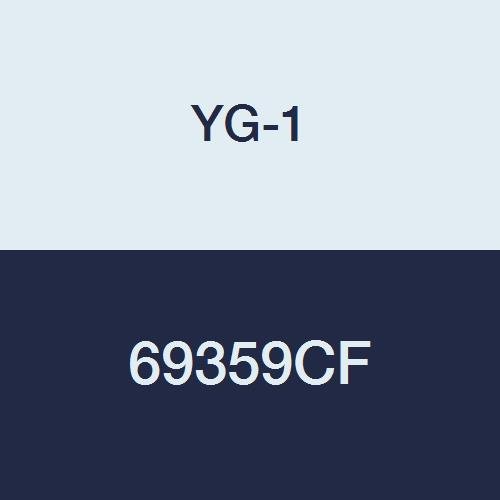 Бележка слот за груба обработка на YG-1 69359CF 3/4HSSCo8, С множество Канали, Голяма дължина, Голяма крачка, Топка на върха, TiAlN покритие-Futura,