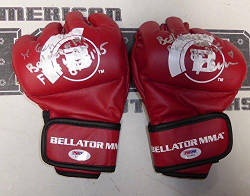 Марлоес Коэнен Подписа Битка Bellator MMA 141 В Използваните Ръкавици с Автограф от PSA/DNA - Ръкавици UFC с автограф