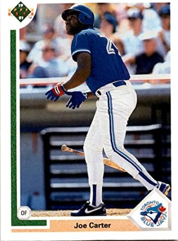 1991 Бейзболна картичка Джо Картър от Горната палуба №765