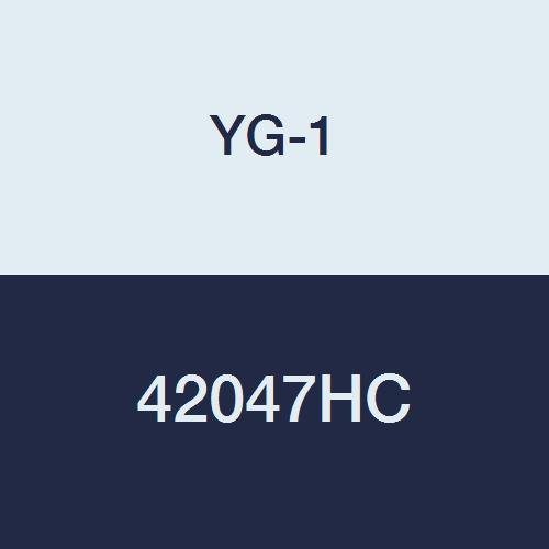 Бележка fresa YG-1 42047HC HSS с отточна фитил, 2 Канала, по-голяма дължина, на Финала TiCN, Дължина 3-1/16 , 1/4