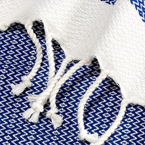 Набор от турски Кърпи за ръце Aegean Concept от 2 теми | Памук, 18 x 41 см | Декоративно Кърпа Пештемаль за Баня за ръце, Лице,