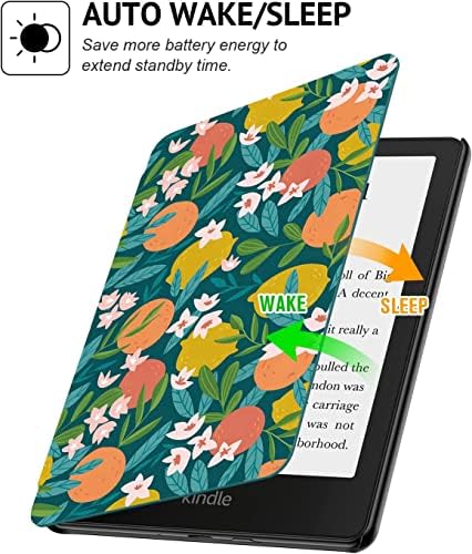 Калъф за Kindle Paperwhite (10-то поколение, 2018 година на издаване) (номер на модела PQ94WIF) - Лек защитен калъф от изкуствена кожа