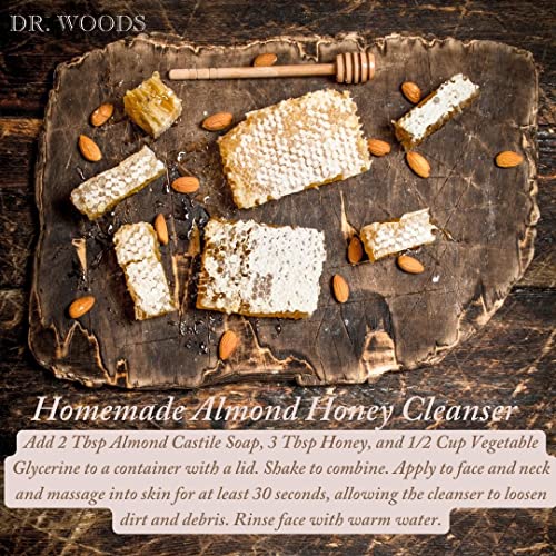 Течен Кастильское сапун Dr. Woods Pure Almond с Органично масло от Шеа, 32 Грама
