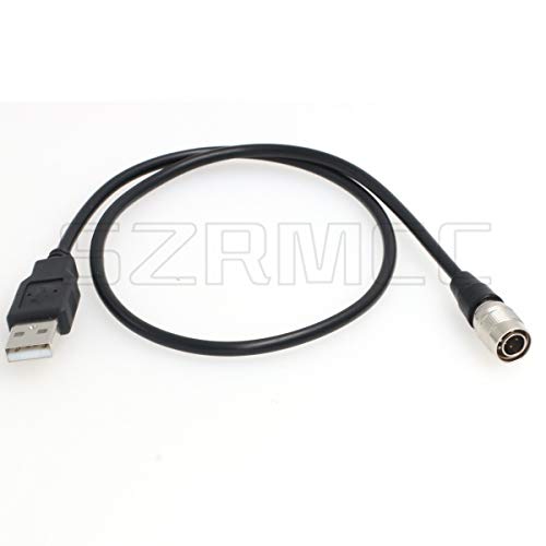 SZRMCC USB към 4-номера за контакт Hirose порт захранващ Кабел за Звукови устройства Zoom F4 F8 633 644 688 Записващи устройства (1,5