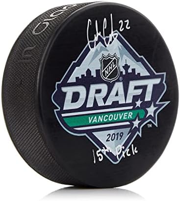 Коул Кофилд подписа за миене на драфте НХЛ 2019 г. печата за 15-ти избор - за Миене на НХЛ с автограф