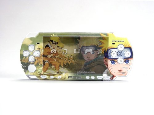 Двуцветен стикер на кожата Uzumaki Naruto PSP (Slim), PSP 2000