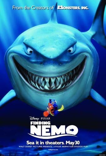 Плакат на филма търсенето На Немо (27 х 40 см - 69 х 102 см) (2003) (стил Д)