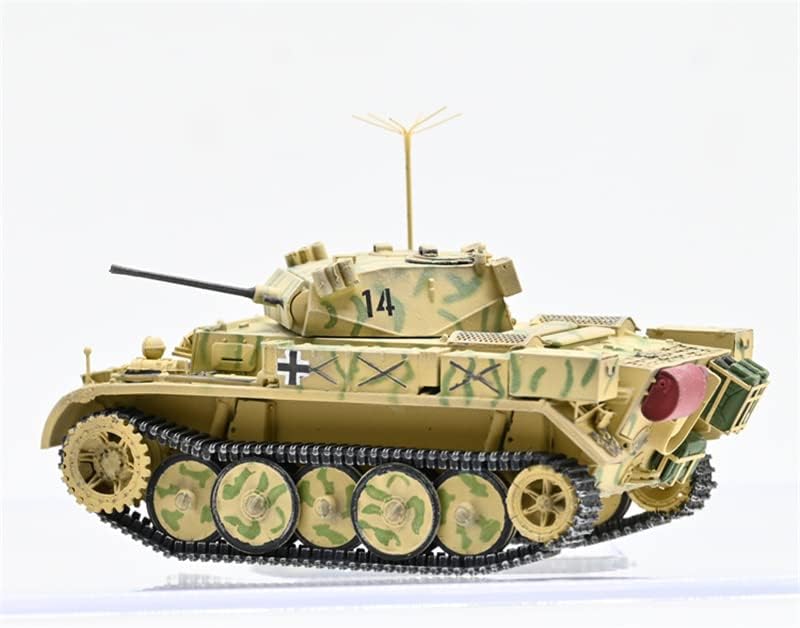 за 3R German Panzer II с 1 Войник Lynx Скаут Камуфлаж 1/72 ABS Танк Готов Модел