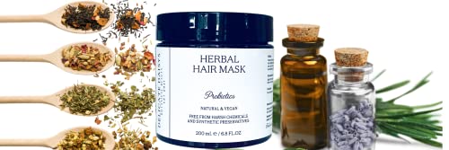 Маска за дълбоко кондициониране на косата с пробиотиками 6,8 течни унции | Натурална, органична, веганская и без насилие