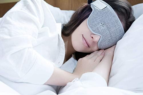 Интелигентна маска за сън Ivation Luuna Brainwave със сензорен контрол, Bluetooth, вградена музика / звуци, безжична връзка към повечето