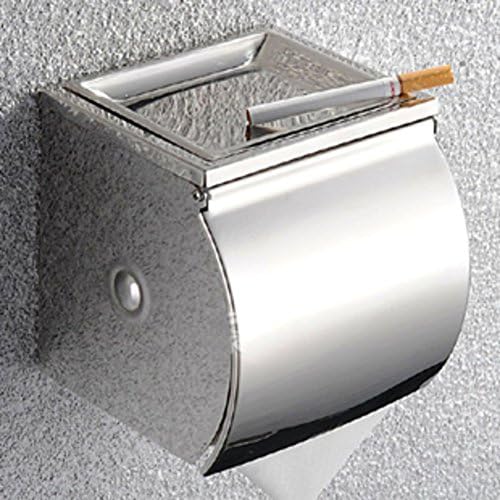 Титуляр на ролка тоалетна хартия, закачалка за кърпи от неръждаема стомана, с устройство за навиване на тоалетна хартия, кутия за салфетки-D