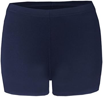 Дамски компресия шорти за волейбол и тренировки 2,5 и 4 инча, Влагоотводящая еластична кацане (4 цвята, 5 женски размери)