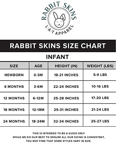 Детски Боди в кроличьих кожите За момичета и момчета |Новородени, от 0-3 месеца до 24 месеца, Съраунд комплект от 5 опаковки, лека закопчалката