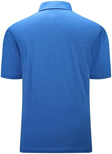 V VALANCH Мъжки Поло Риза за Голф С Къс ръкав, Влагоотводящая Катионная Риза, Ежедневни Спортни Тенис Риза