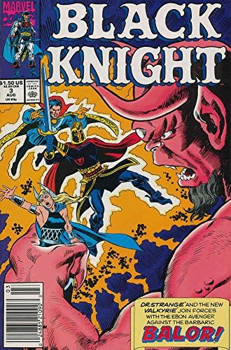 Black Knight (Оод. Серия) 3 (павилион за вестници) VF; Комиксите на Marvel | Д-р Стрэндж