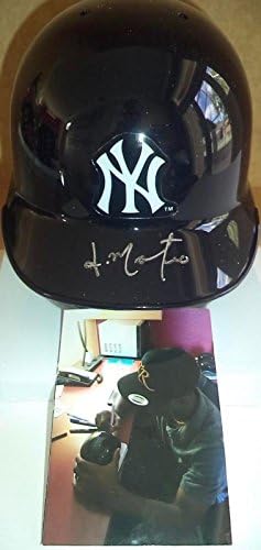 Мини-каска Jorge Francisco Ню Йорк Янкис с автограф Auto Riddell с мини-шлемове MLB с фотоподтверждением и автограф COA
