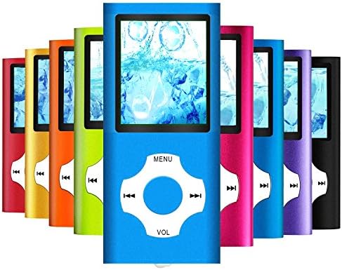 MP3-плейър/MP4 плеър, Музикален MP3 плейър Hotechs с 32 GB памет SD карта Тънък Класически Дигитален LCD дисплей 1,82 Екран, Мини USB
