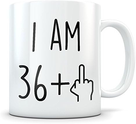 Забавен подарък за 37-ия рожден ден за жените и мъжете - Кафеена чаша честит рожден Ден на 37 години - Идеята за Празнична чаша с кляпом