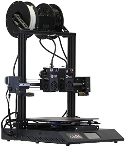 Независим 3D-принтер с двойно экструдером TENLOG TL-D3 Pro, актуализиран BMG Екструдер, высокотемпературное дюза 300 Градуса, Тих автомобил