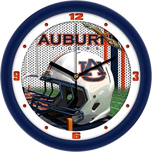 Auburn Тайгърс - Стенен Часовник в един Футболен Каската