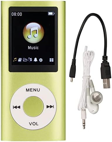 MP3 плейър, Mp3 плейър с Bluetooth, Стилен Мултифункционален звук Без загуби, Тънък 1,8-инчов LCD екран, Преносим MP3 плейър, Портативни