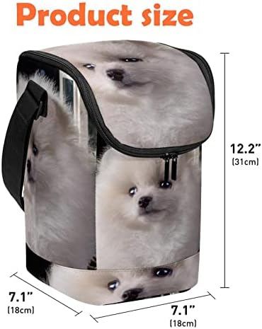 Дамски Чанта за обяд GUEROTKR, Кутия за Обяд за мъже, Дамски Кутия за Обяд, бяло куче, домашен любимец модел